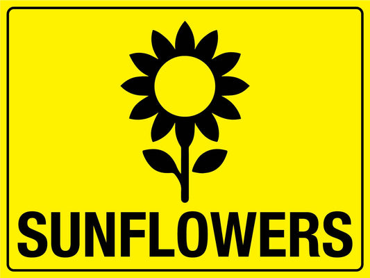 Sunflowers Sign