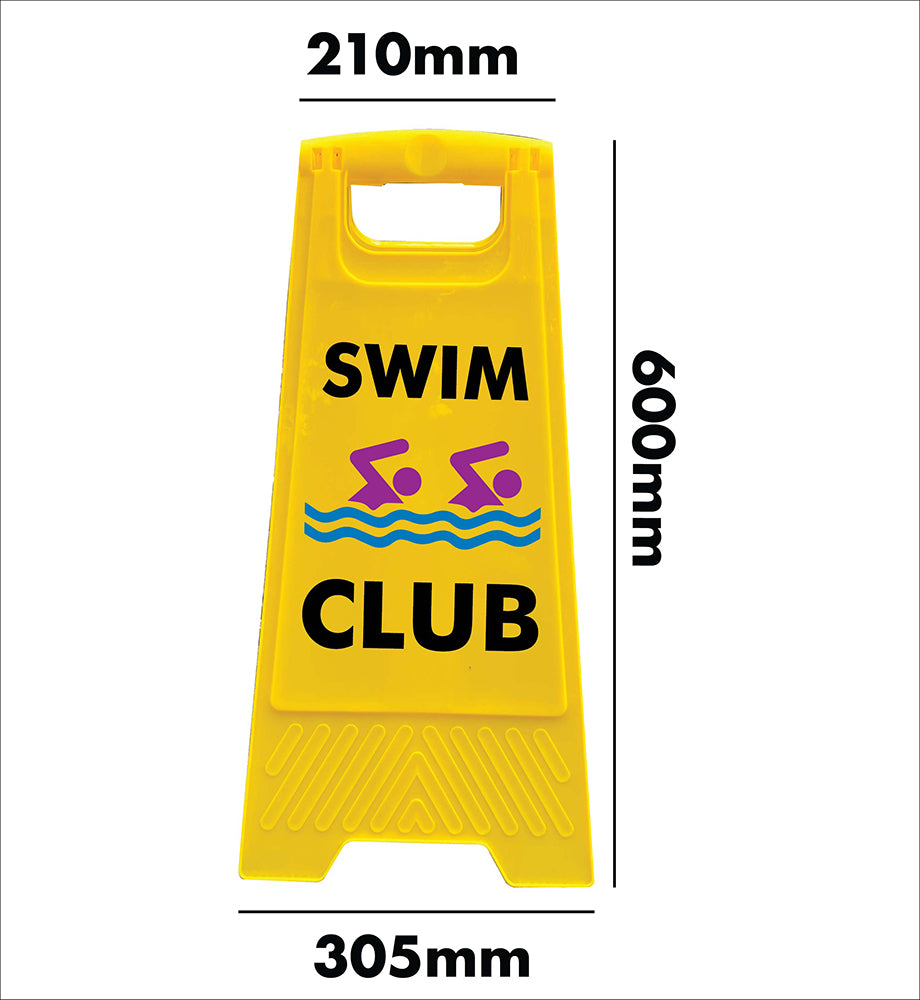 Yellow A-Frame - Swim Club