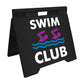 Swim Club - Evarite A-Frame Sign