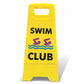 Yellow A-Frame - Swim Club