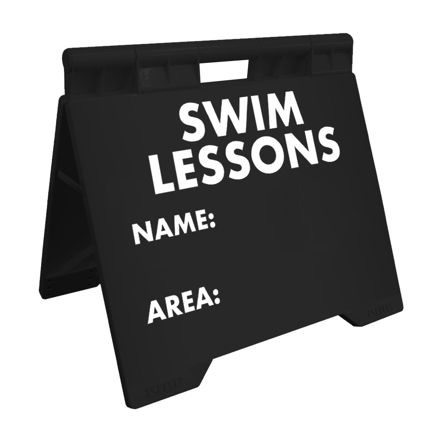 Swim Lessons Name Area - Evarite A-Frame Sign