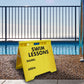 Swim Lessons Name Area - Evarite A-Frame Sign