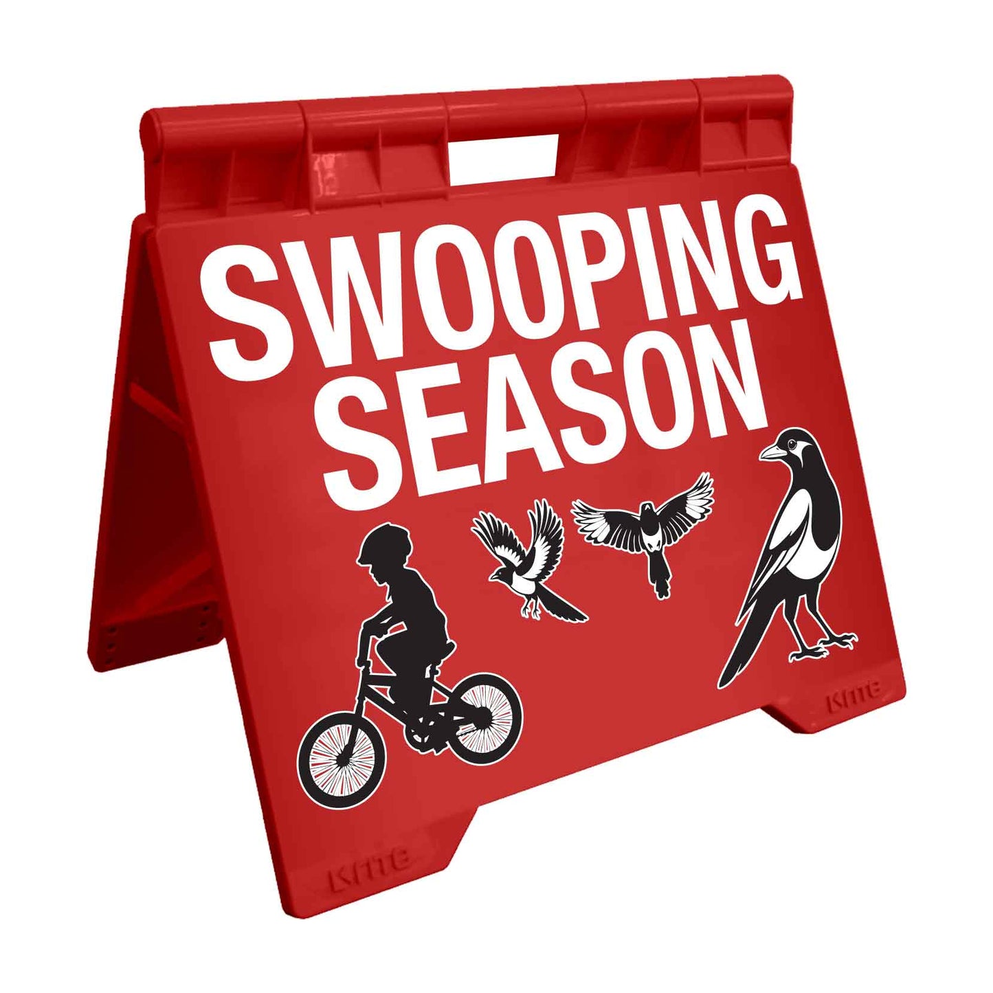 Swooping Season - Evarite A-Frame Sign