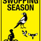 Swopping Season Wheelie Bin Sticker