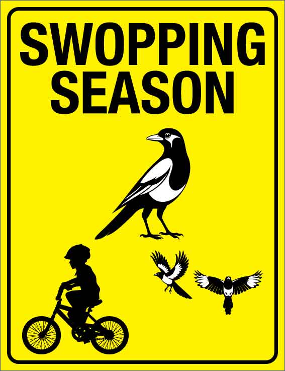 Swopping Season Wheelie Bin Sticker