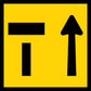 T (Arrow Up) Multi Message Traffic Sign