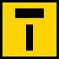 T Symbol Multi Message Traffic Sign