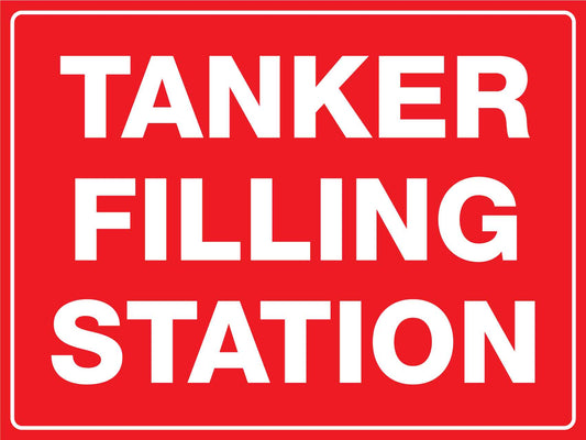 Tanker Filling Station Sign