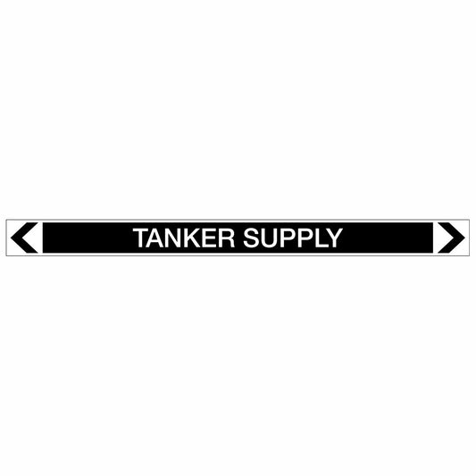 Miscellaneous - Tanker Supply - Pipe Marker Sticker