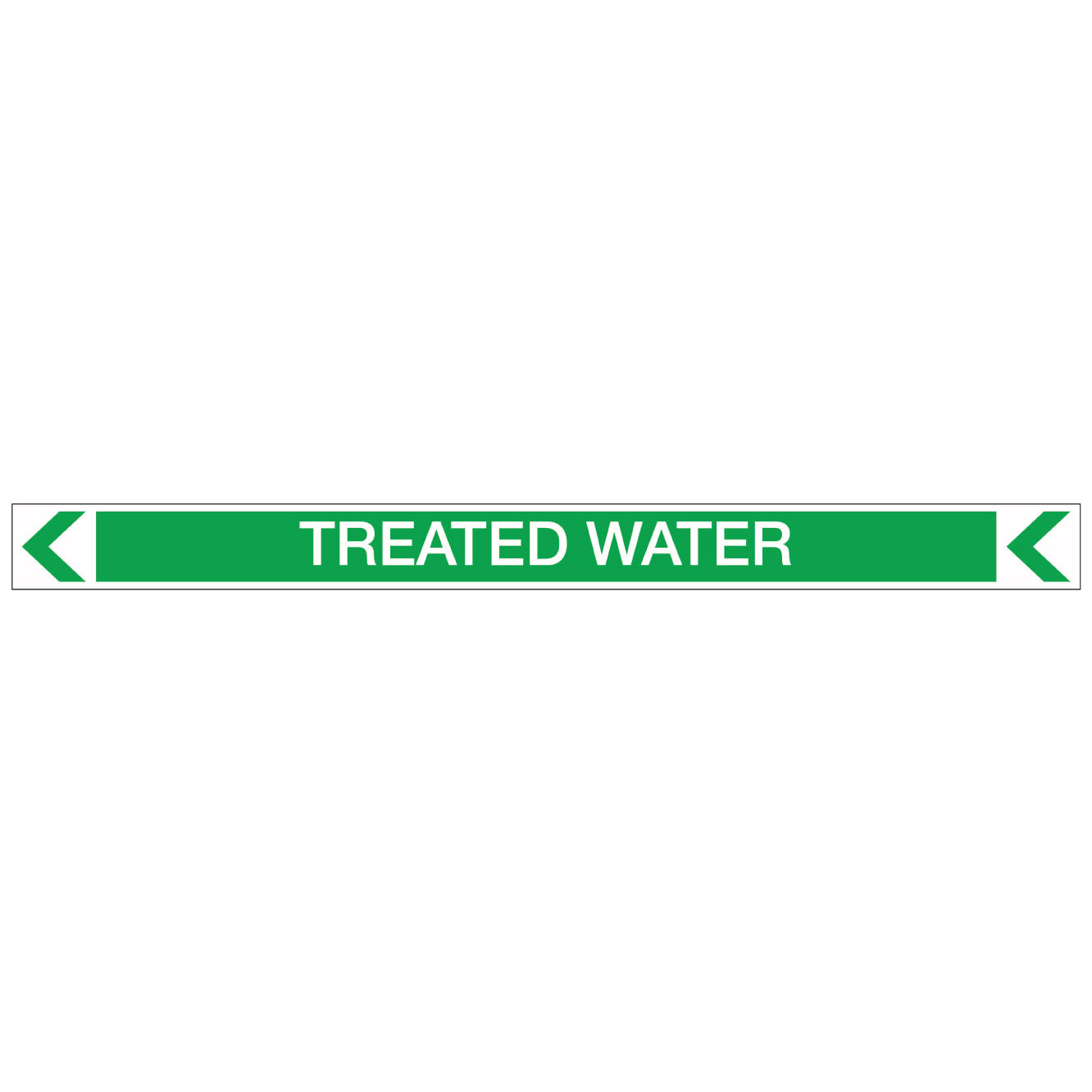 Pool/Spa - Treated Water (Left) - Pipe Marker Sticker