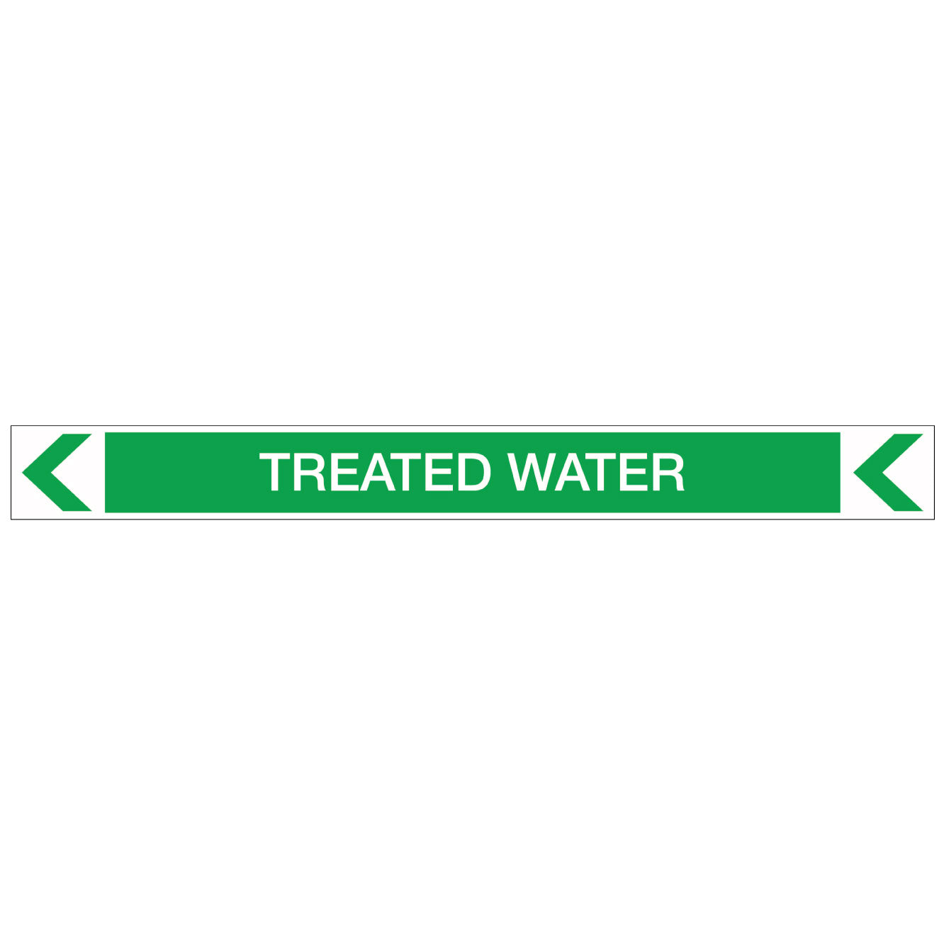 Pool/Spa - Treated Water (Left) - Pipe Marker Sticker