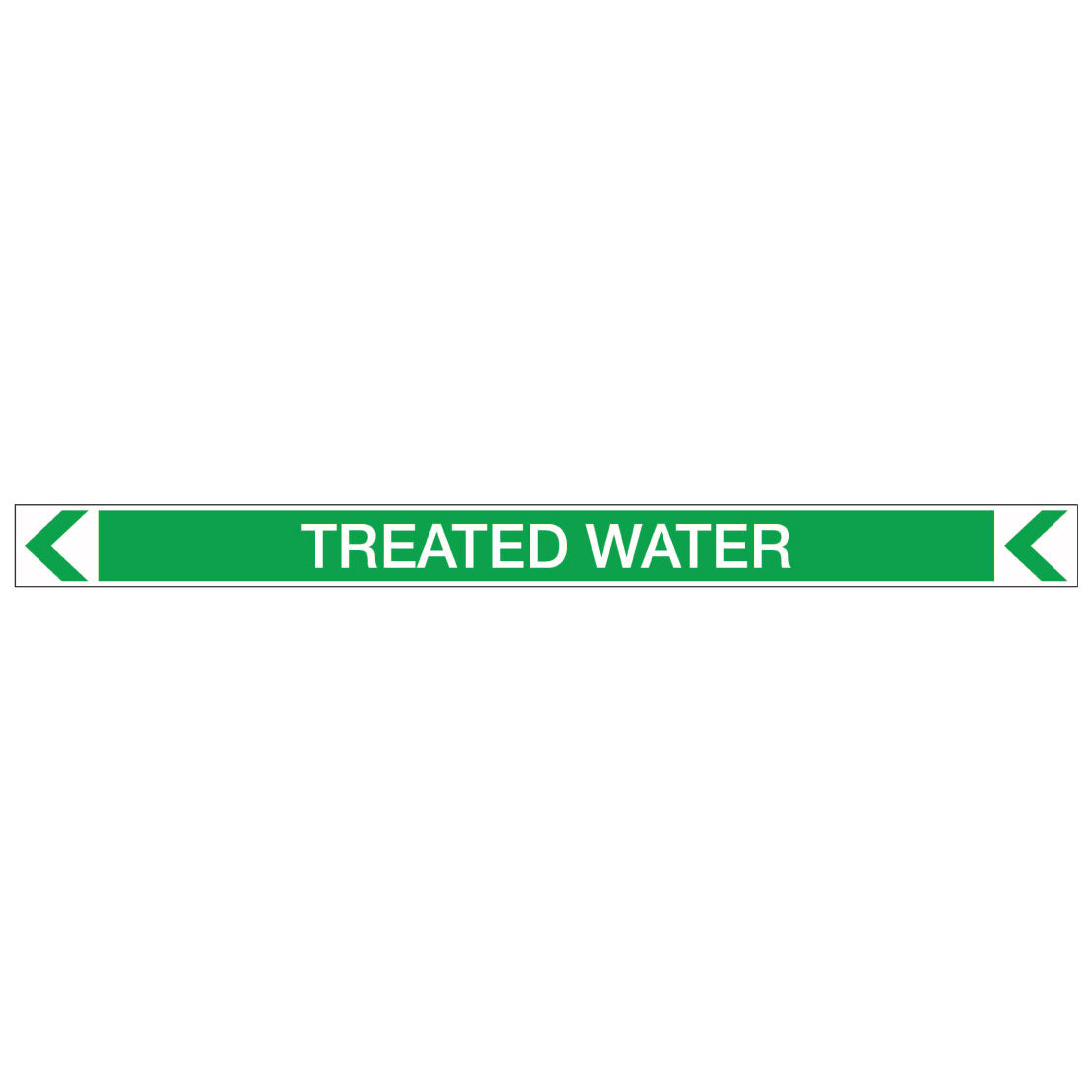 Pool/Spa - Treated Water (Left) - Pipe Marker Sticker