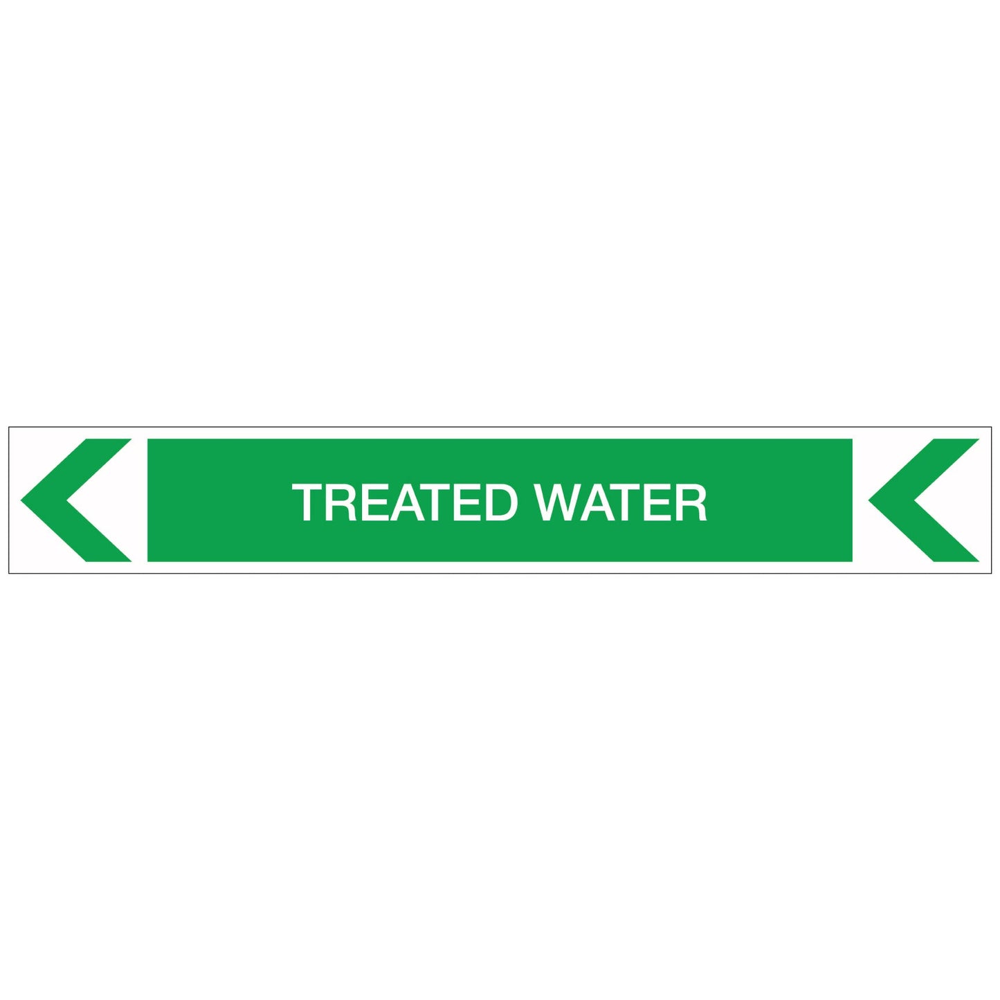 Pool/Spa - Treated Water (Left) - Pipe Marker Sticker