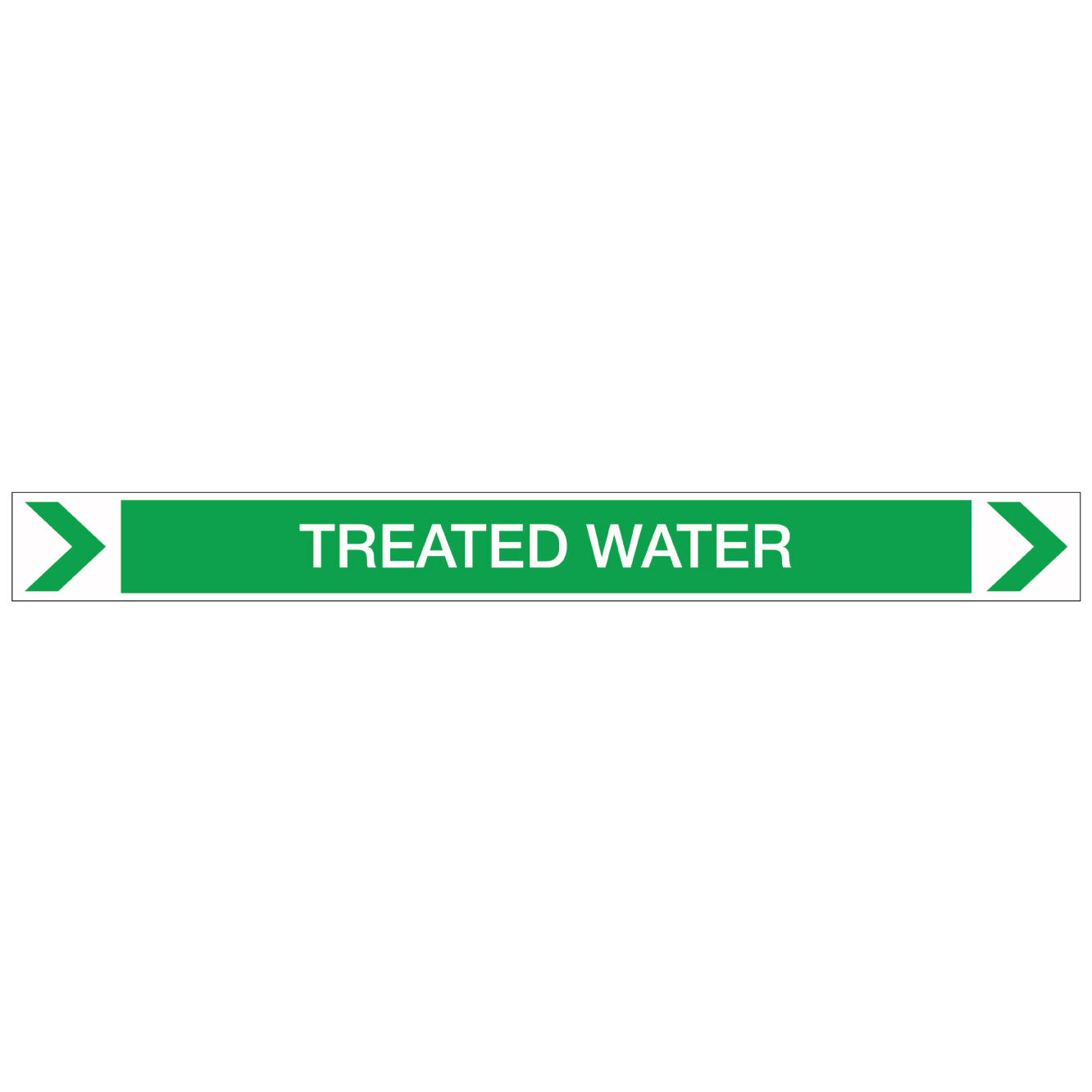 Pool/Spa - Treated Water (Right) - Pipe Marker Sticker