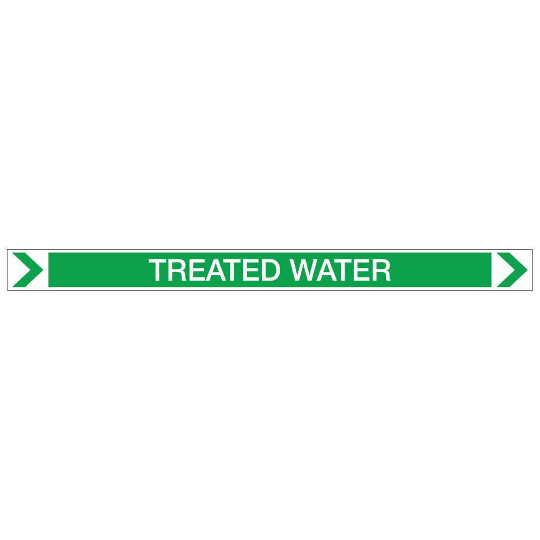 Pool/Spa - Treated Water (Right) - Pipe Marker Sticker