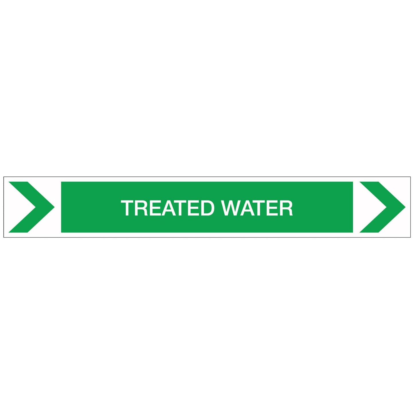 Pool/Spa - Treated Water (Right) - Pipe Marker Sticker