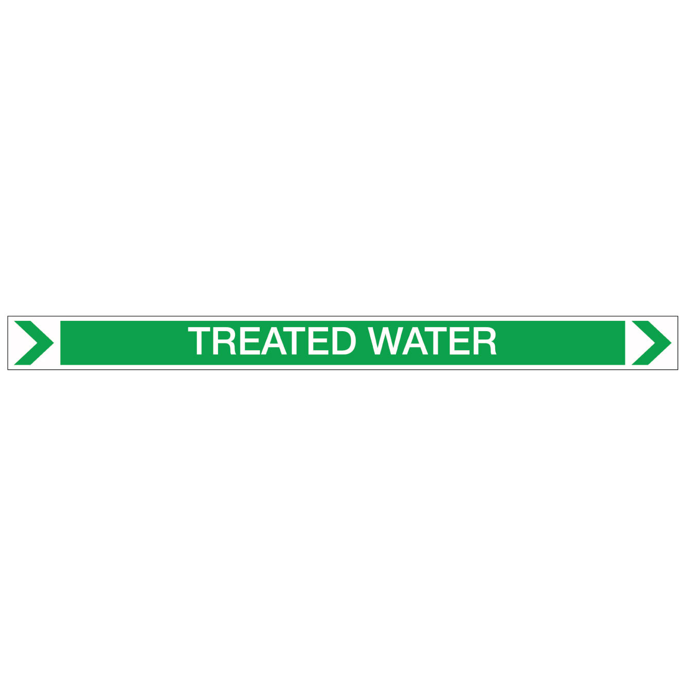 Pool/Spa - Treated Water (Right) - Pipe Marker Sticker