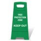 Green A-Frame - Tree Protection Zone Keep Out
