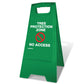 Green A-Frame - Tree Protection Zone No Access Custom