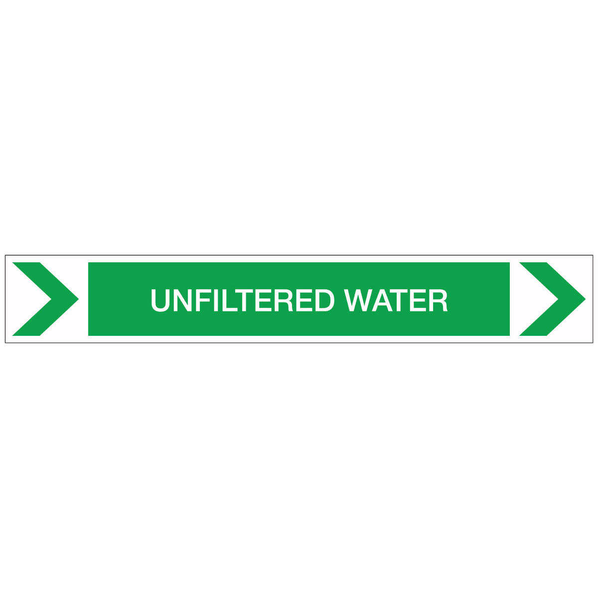 Pool/Spa - Unfiltered Water (Right) - Pipe Marker Sticker – New Signs