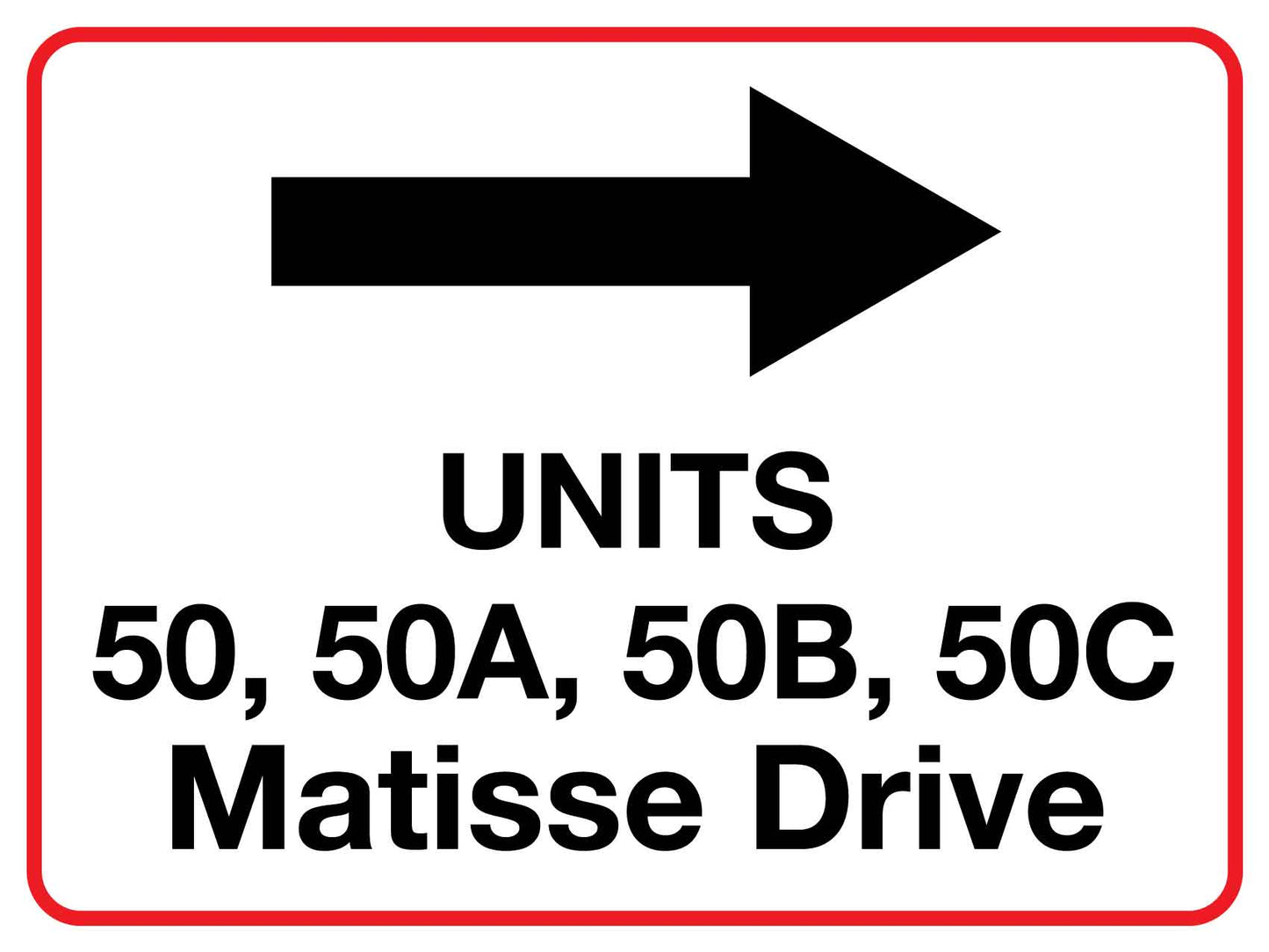 MBCM Units 50 - 50C Matisse Drive 450mm x 600mm