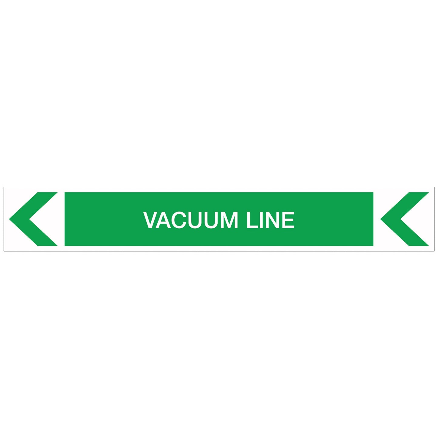 Pool/Spa - Vacuum Line (Left) - Pipe Marker Sticker