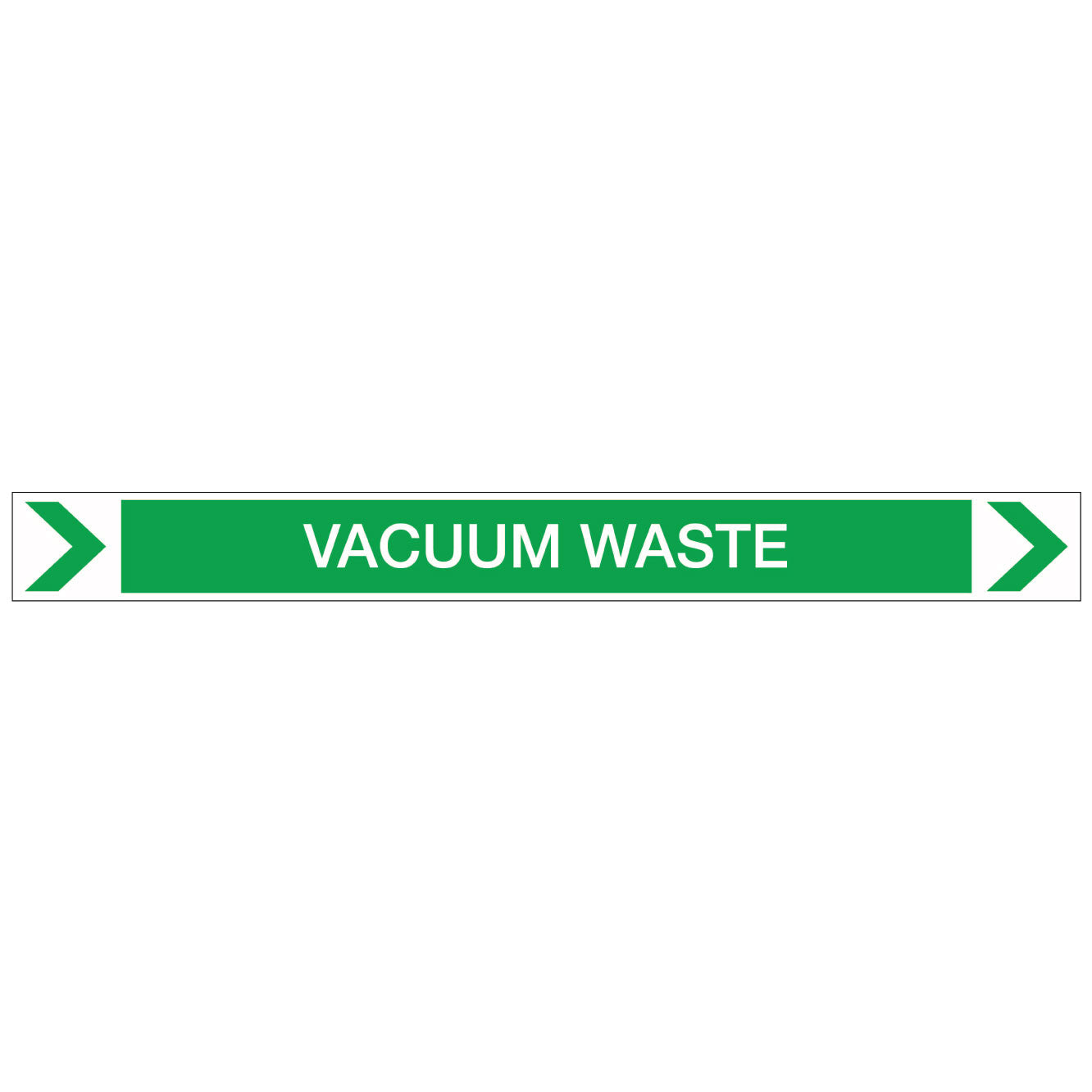 Pool/Spa - Vacuum Waste (Right) - Pipe Marker Sticker