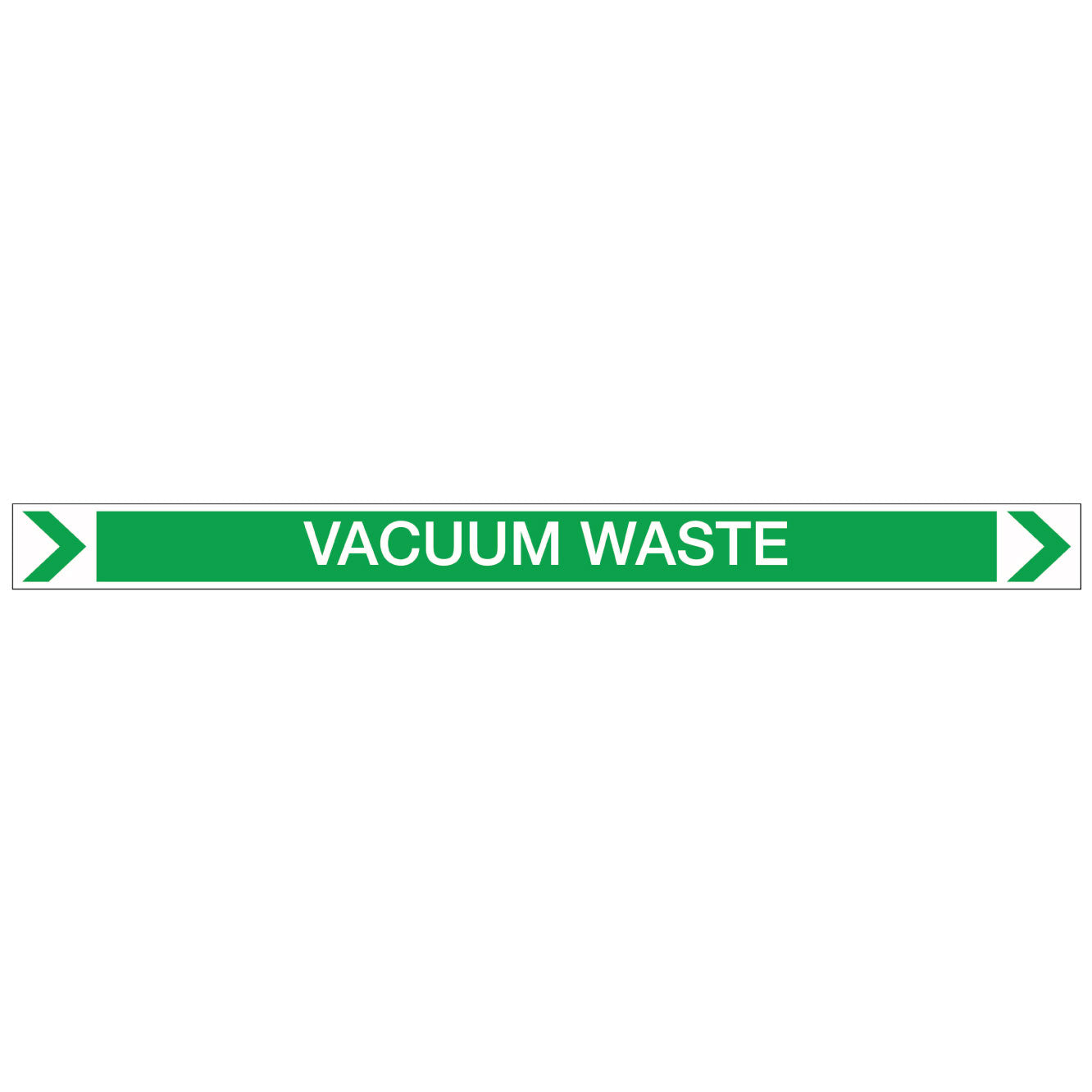 Pool/Spa - Vacuum Waste (Right) - Pipe Marker Sticker