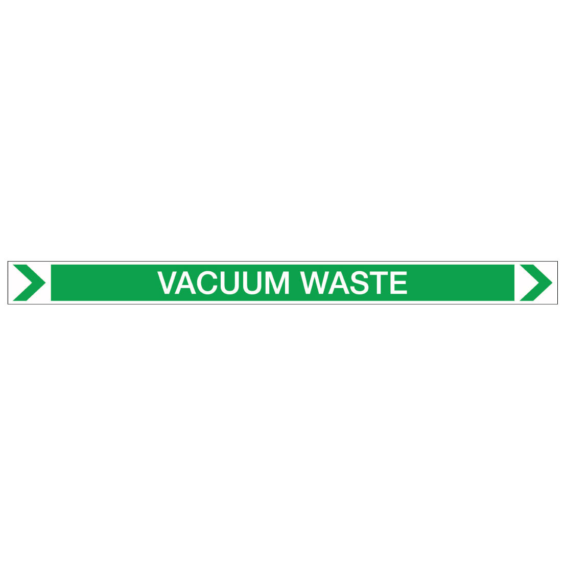 Pool/Spa - Vacuum Waste (Right) - Pipe Marker Sticker