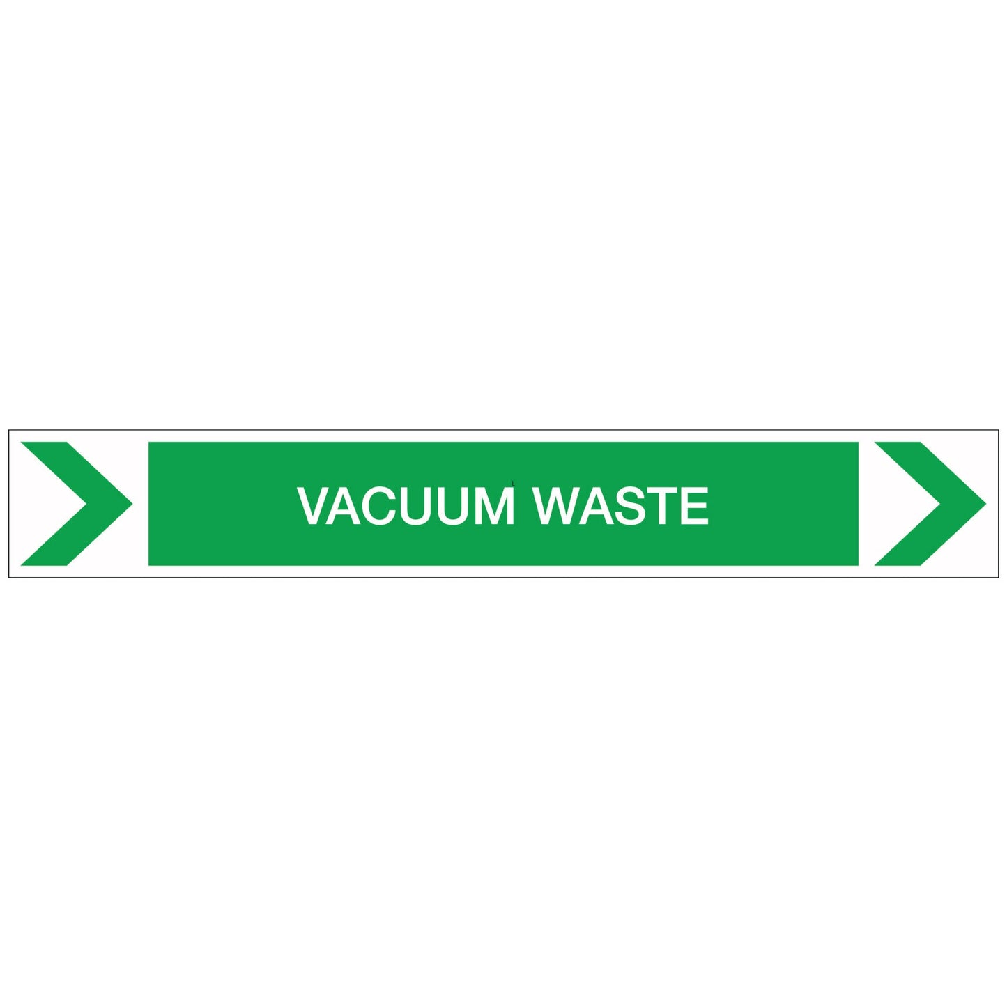 Pool/Spa - Vacuum Waste (Right) - Pipe Marker Sticker