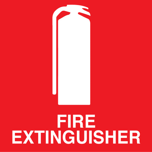 Fire Extinguisher Vehicle Sticker