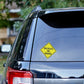 Wildlife On Board Vehicle Sticker