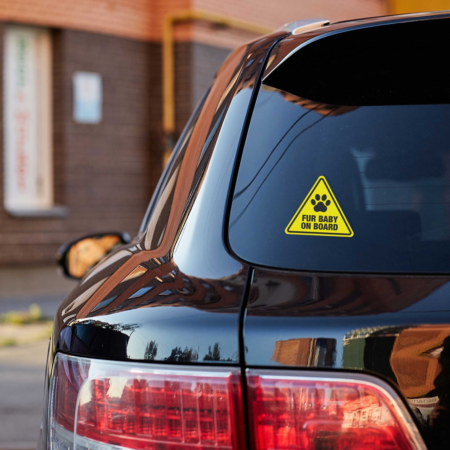 Fur Baby On Board Vehicle Sticker