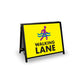 A-Frame Landscape Black - Walking Lane Corflute Inserts