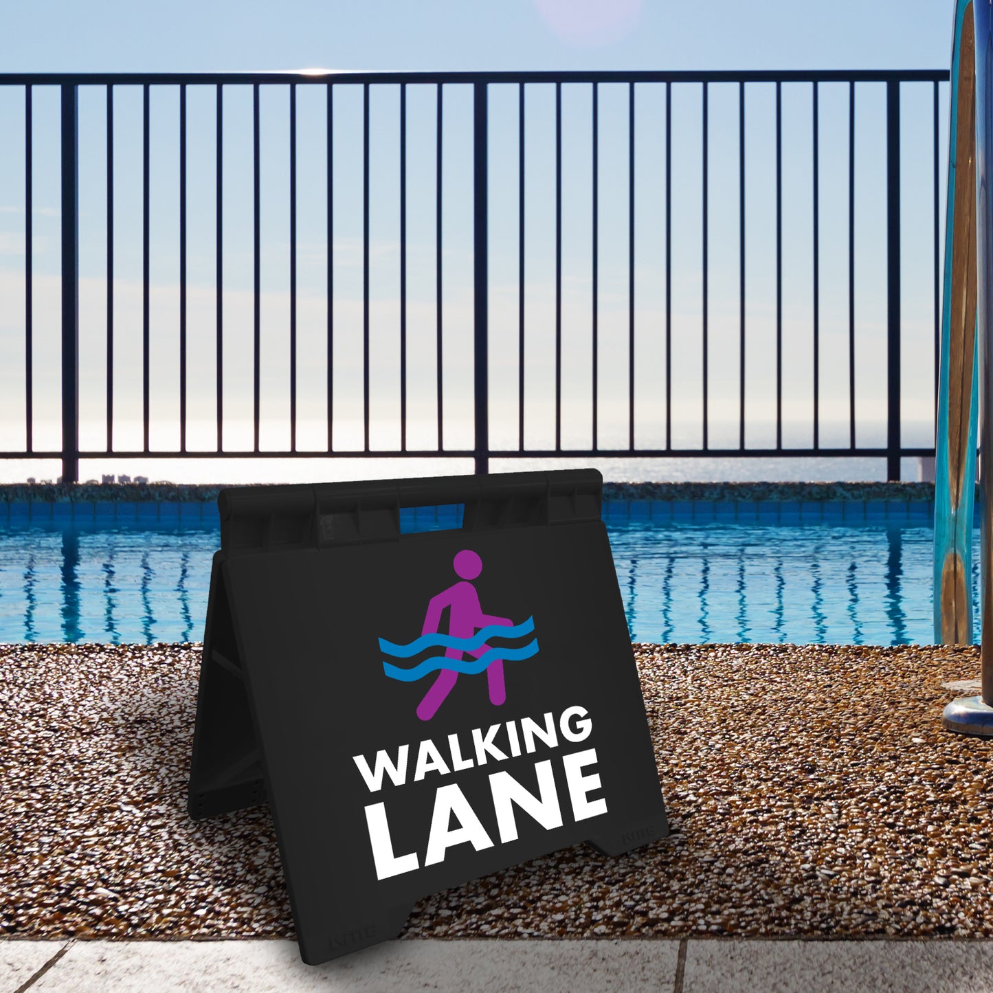 Walking Lane - Evarite A-Frame Sign