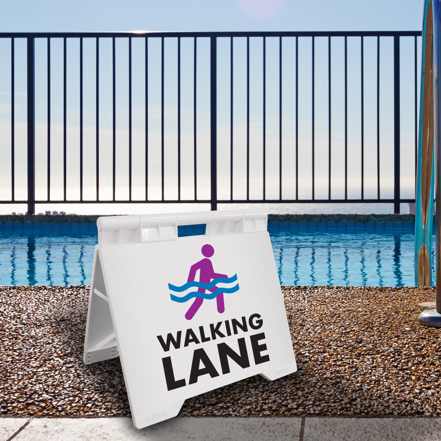 Walking Lane - Evarite A-Frame Sign