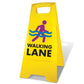 Yellow A-Frame - Walking Lane