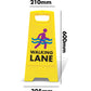 Yellow A-Frame - Walking Lane