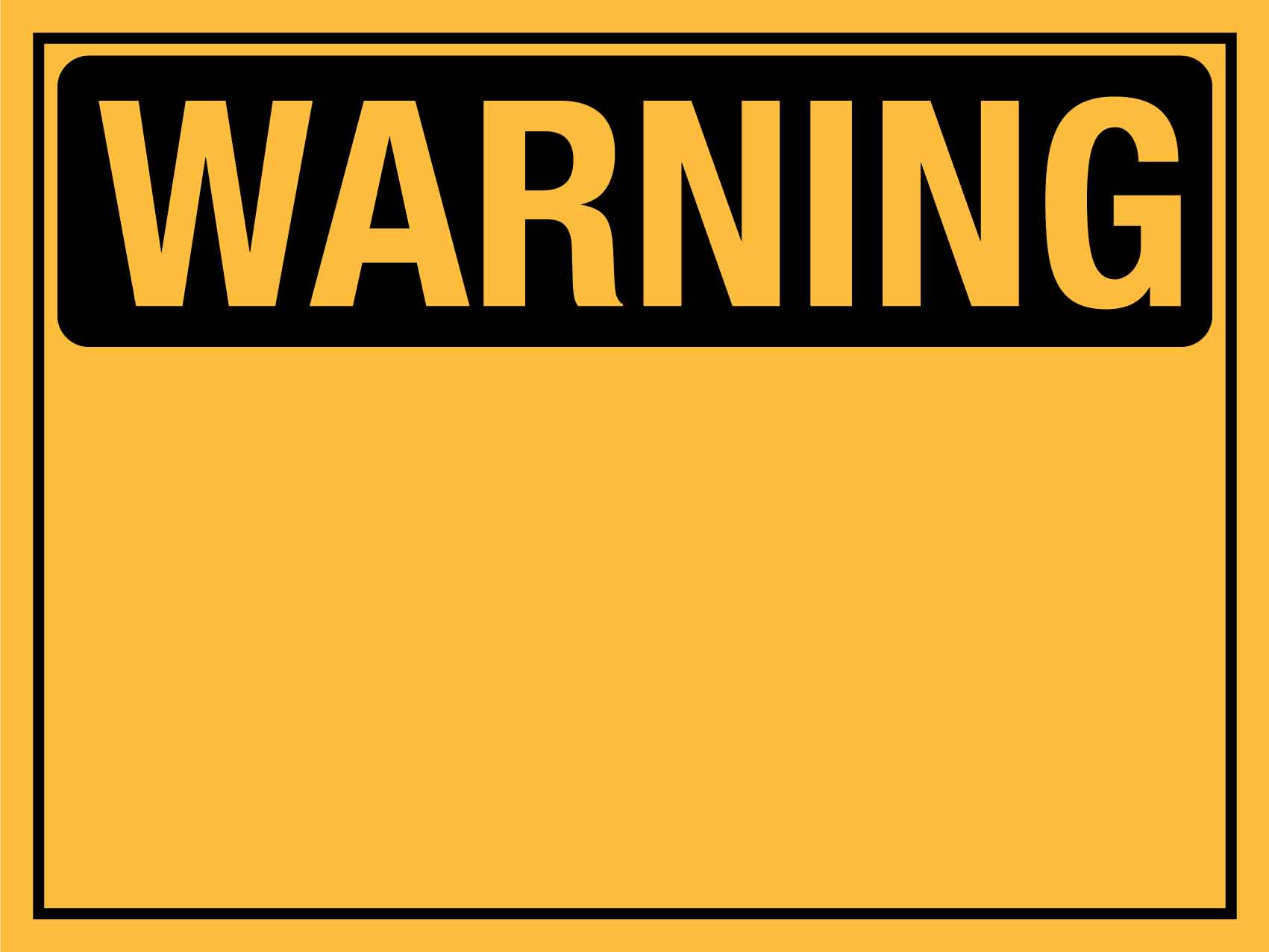 Warning Sign - Custom – New Signs