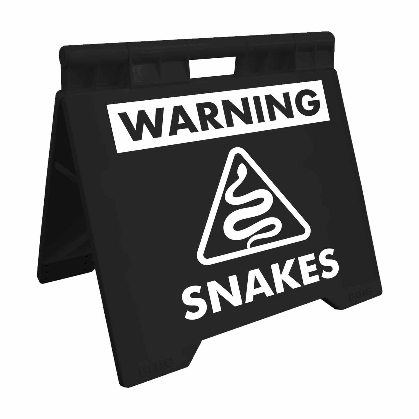 Warning Snakes - Evarite A-Frame Sign