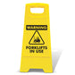 Yellow A-Frame - Warning Forklifts In Use