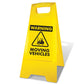 Yellow A-Frame - Warning Moving Vehicles