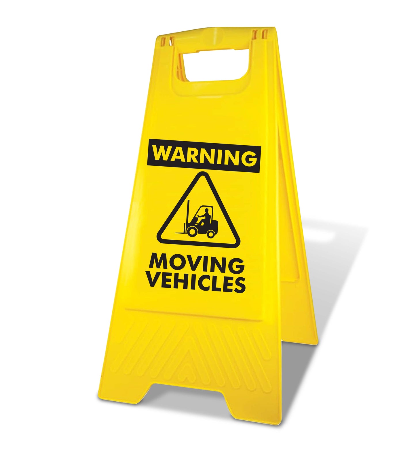 Yellow A-Frame - Warning Moving Vehicles