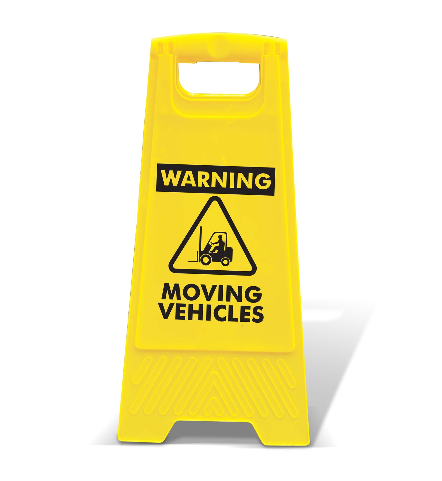 Yellow A-Frame - Warning Moving Vehicles