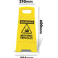 Yellow A-Frame - Warning Moving Vehicles