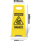 Yellow A-Frame - Warning Snakes