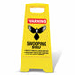 Yellow A-Frame - Warning Swooping Bird
