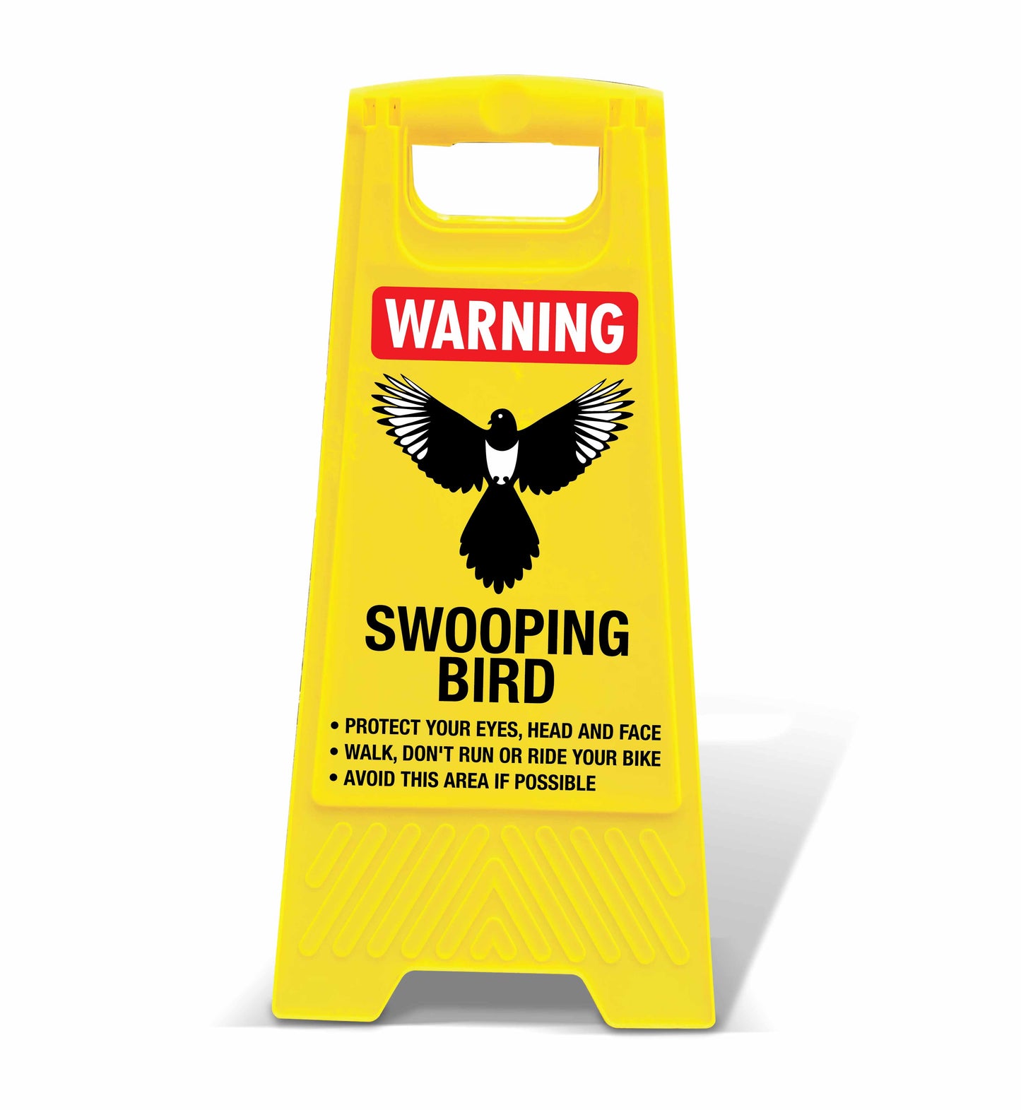 Yellow A-Frame - Warning Swooping Bird
