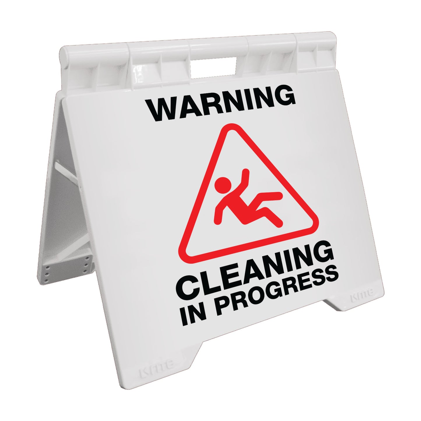 Warning Cleaning In Progress - Evarite A-Frame Sign