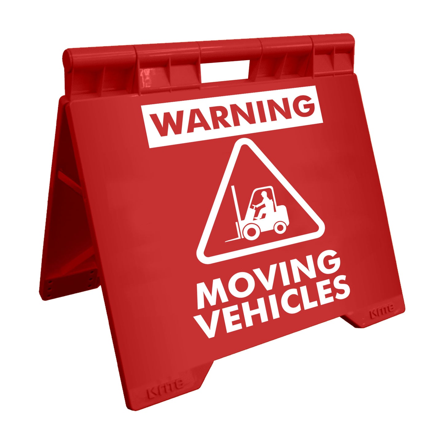 Warning Moving Vehicles - Evarite A-Frame Sign